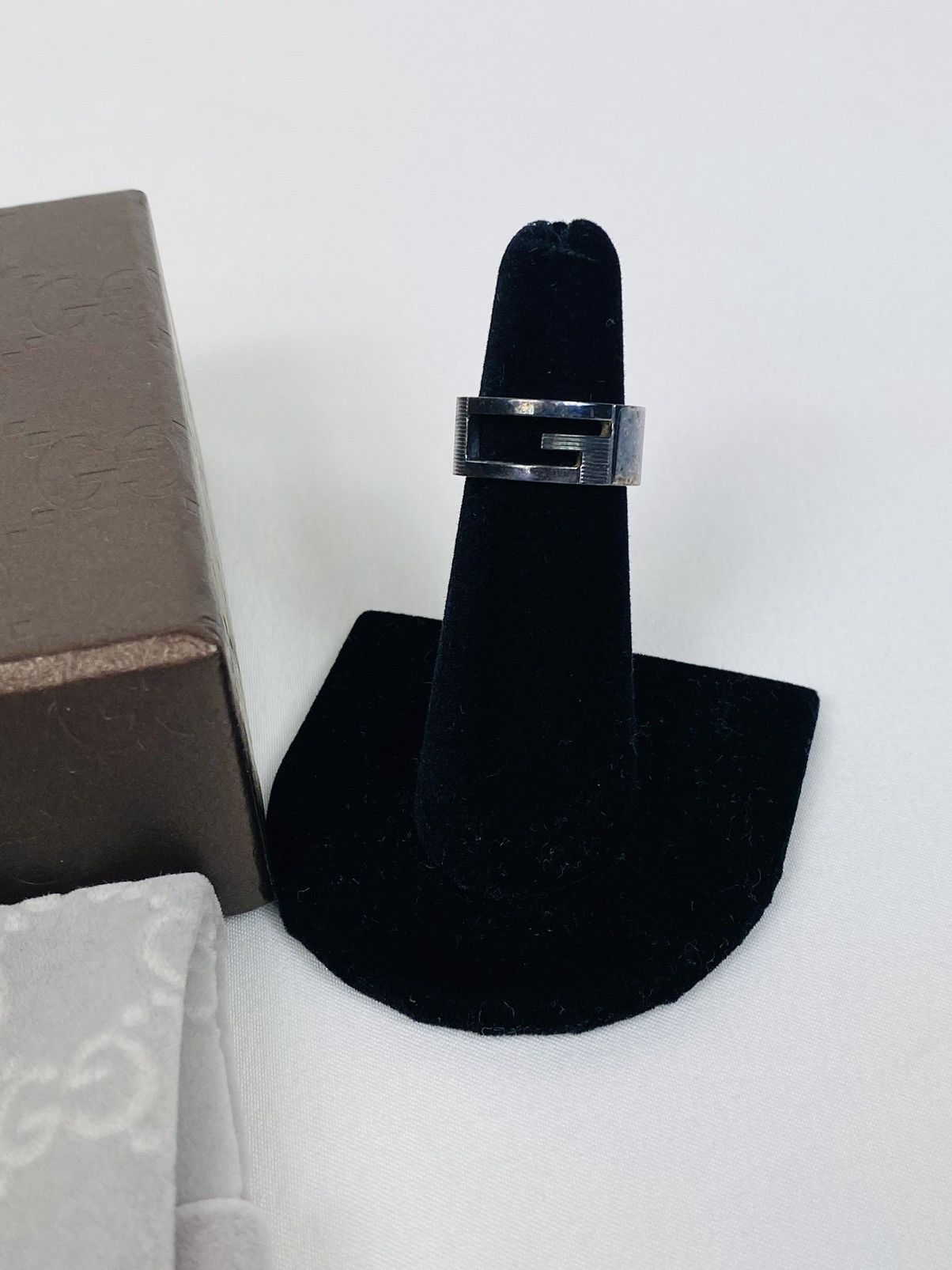 Gucci Gucci .925 Silver G Ring Size IT 10 Size ONE SIZE - 2 Thumbnail
