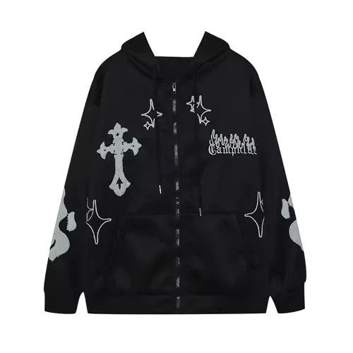 Japanese Brand Kawakami x Asou Embroidered Cardigan Hoodies Size US XL / EU 56 / 4 - 6 Thumbnail