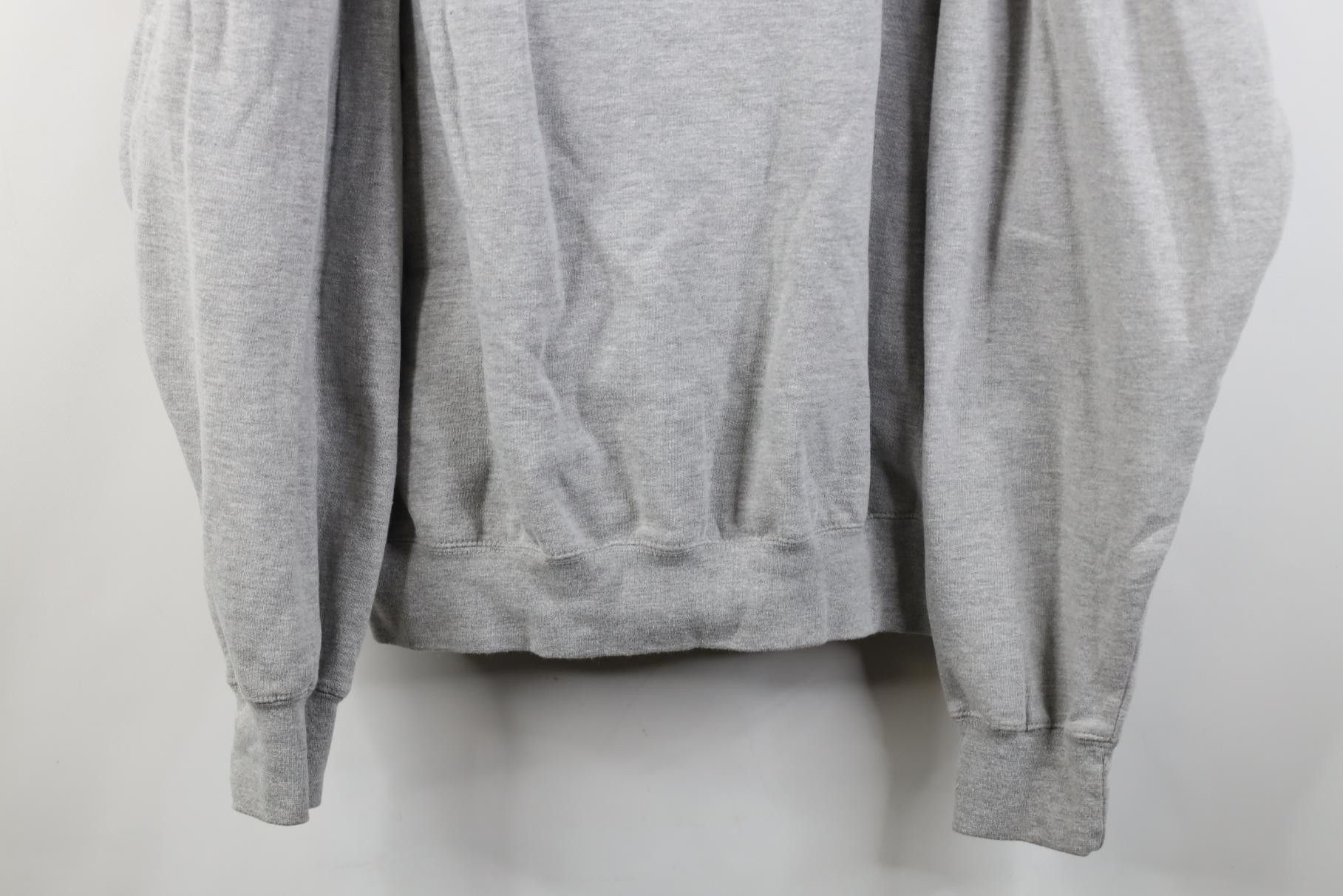 Vintage Vintage 90s Streetwear Boxy Crewneck Sweatshirt Heather Gray Size US XL / EU 56 / 4 - 3 Thumbnail