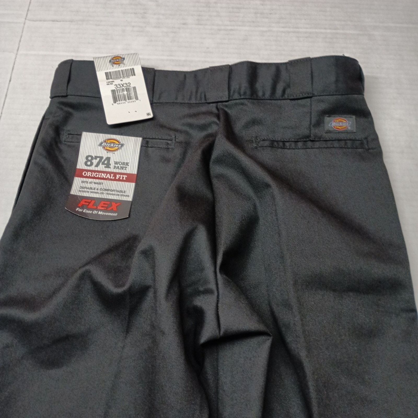 Dickies Dickies 874 Work Pants Men's 33x32 Black Original Fit Flex Size US 33 - 7 Thumbnail