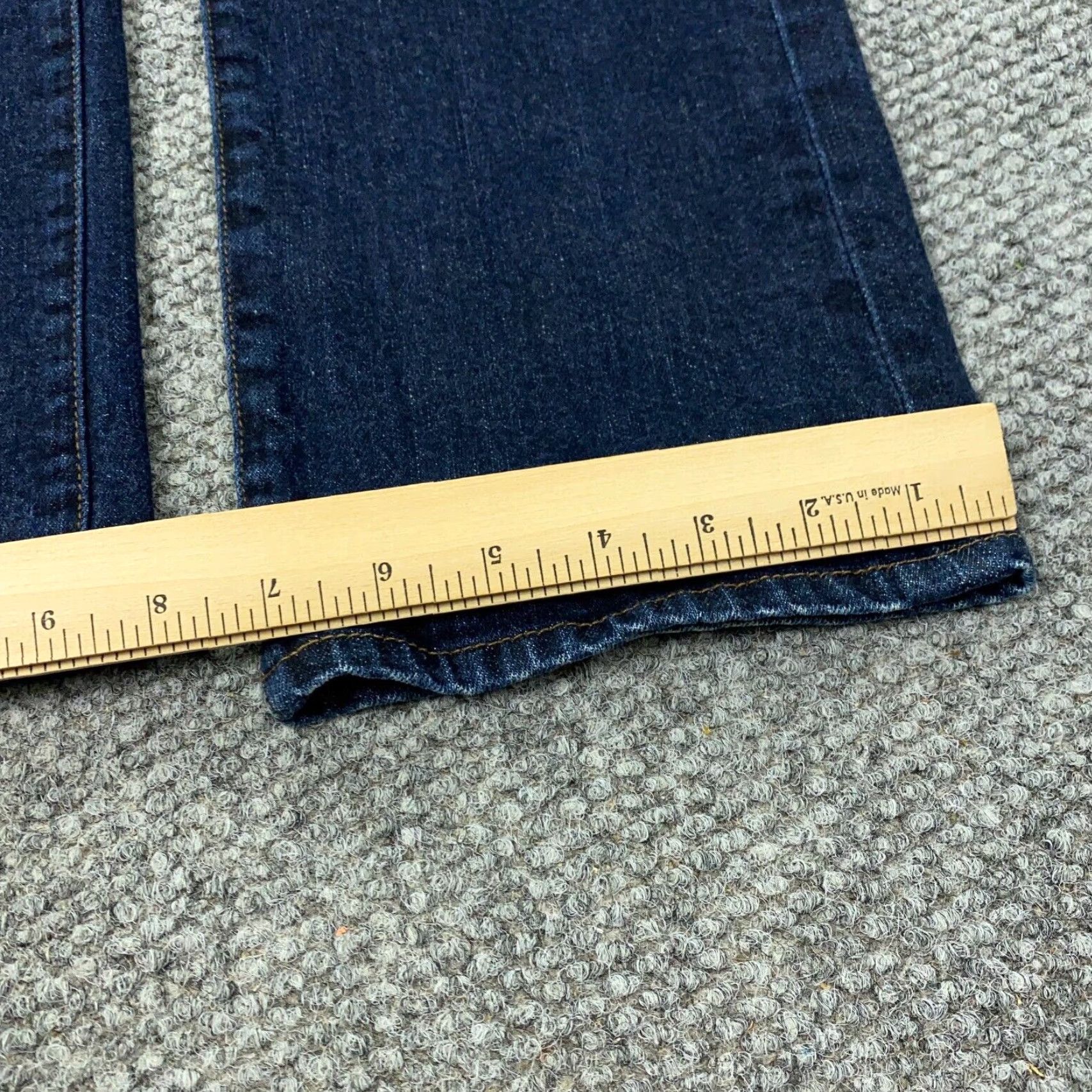 Ralph Lauren Lauren Jeans Co. Womens Jeans Classic Straight Stretch 28 Blue 4 Denim 5-Pocket - Regular Rise Mid Vintage No Size 28" / US 6 / IT 42 - 5 Thumbnail