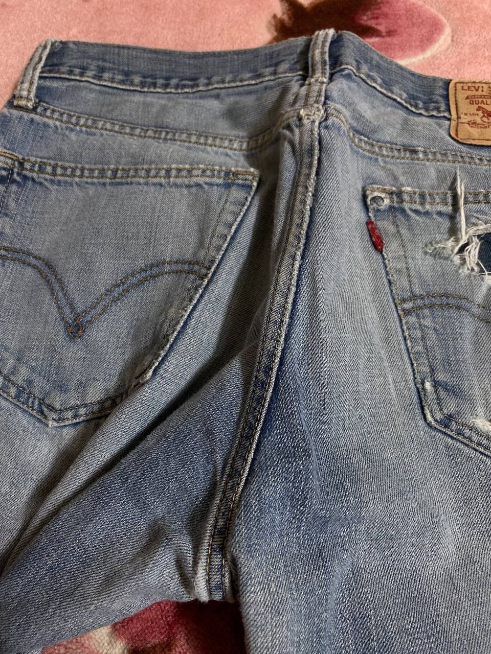 Levi's × Vintage Y2k Levis 505 Jeans Pants Vintage Baggy Distressed Size US 31 - 7 Thumbnail