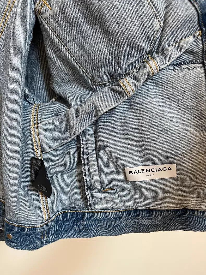 Balenciaga Balenciaga Denim Jacket Size XS / US 0-2 / IT 36-38 - 7 Thumbnail