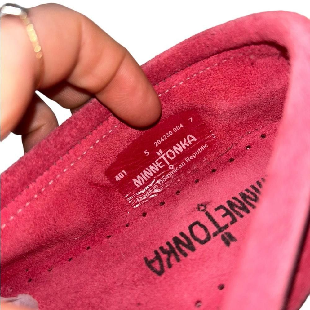 Minnetonka Minnetonka l Kilty Pink Moccasins 5 Size US 5 / IT 35 - 8 Thumbnail