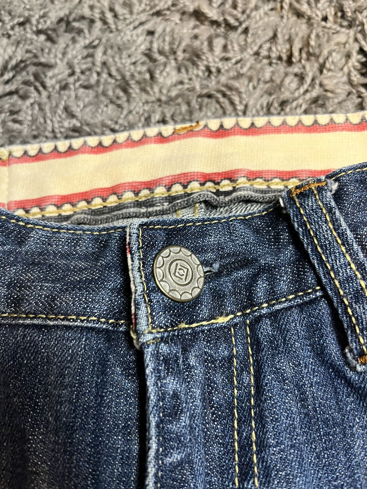 Japanese Brand RARE Kaws OriginalFake Levi's Denim Y2K Baggy Rap Pants Size US 31 - 9 Thumbnail