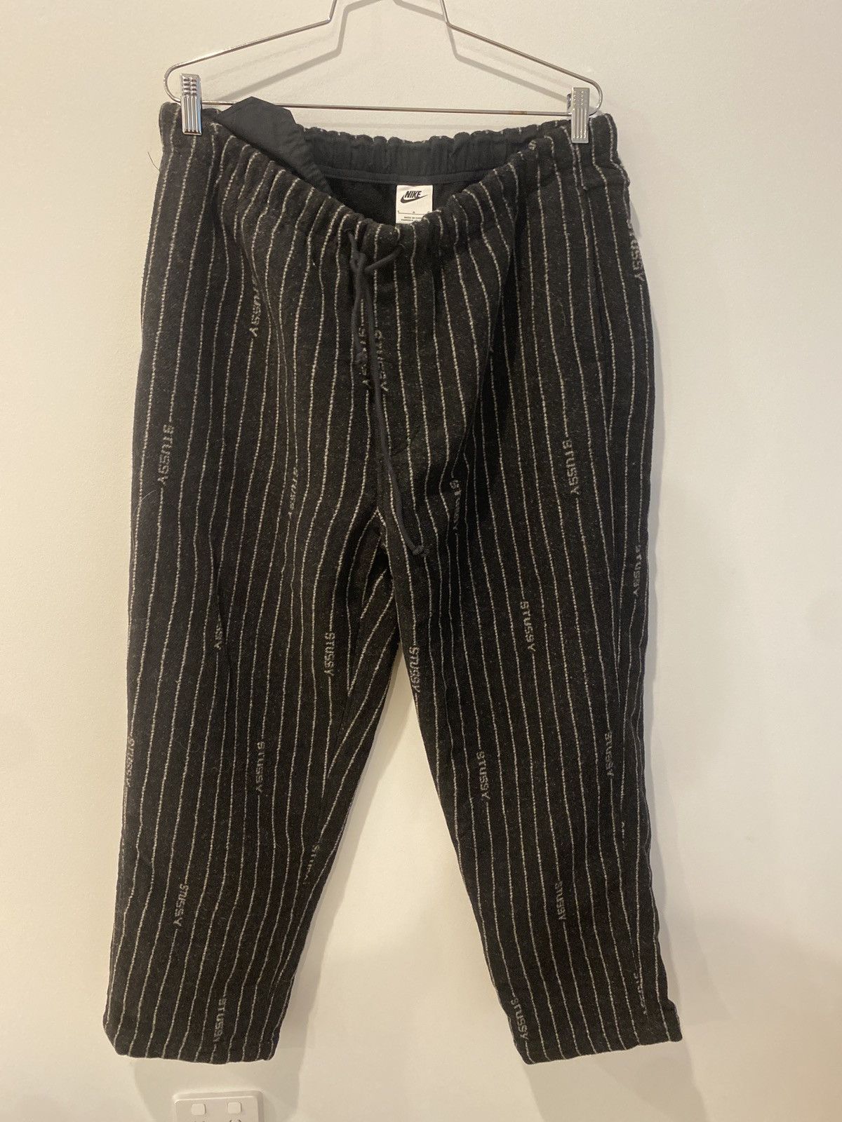 nike×stussy stripeセットアップ Stussy x Nike Striped Wool Jacket ステューシー x ナイキ