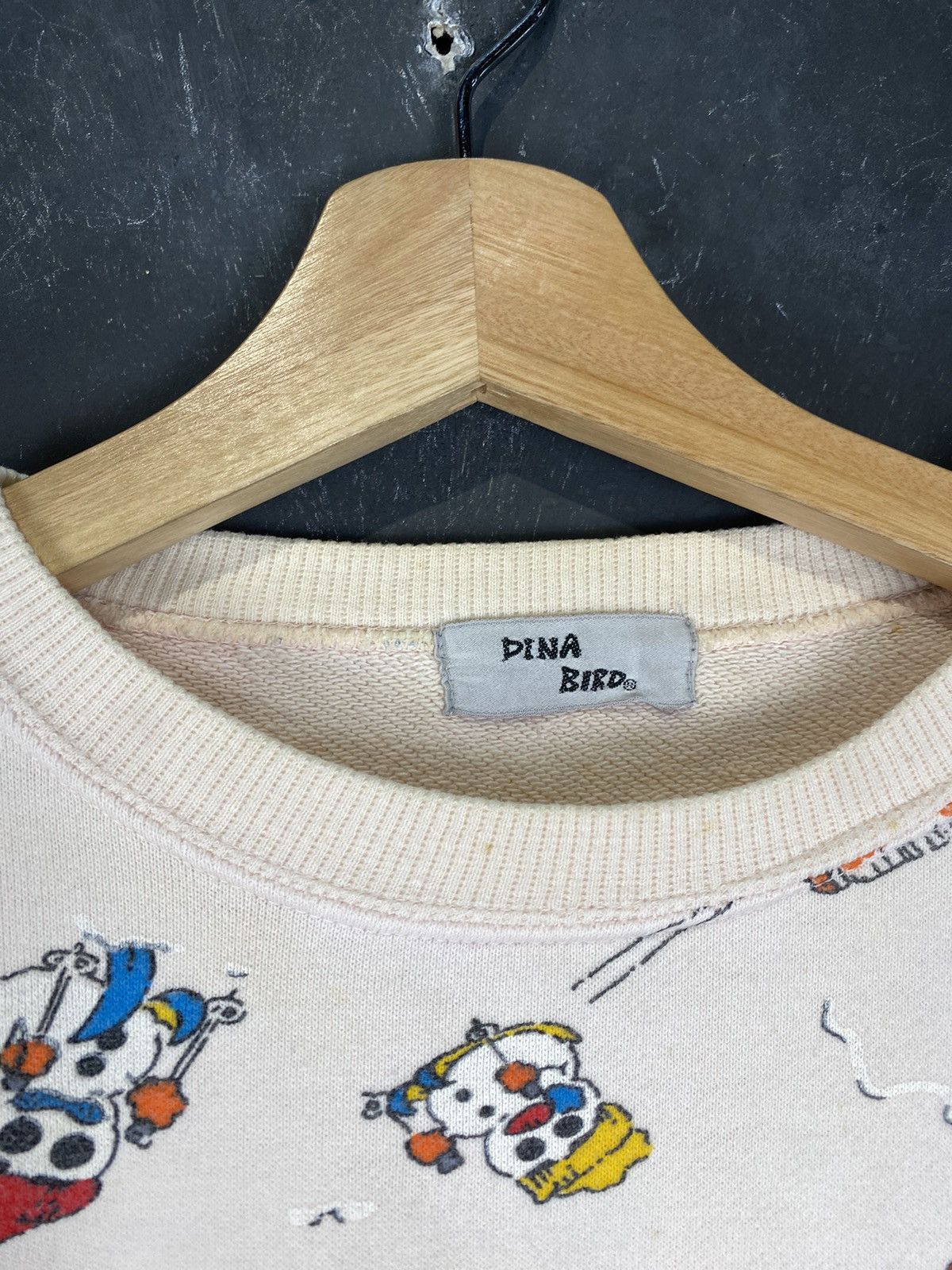 Japanese Brand × Vintage y2k Dina Bird Cute Fullpritn Crewneck Size M / US 6-8 / IT 42-44 - 5 Thumbnail