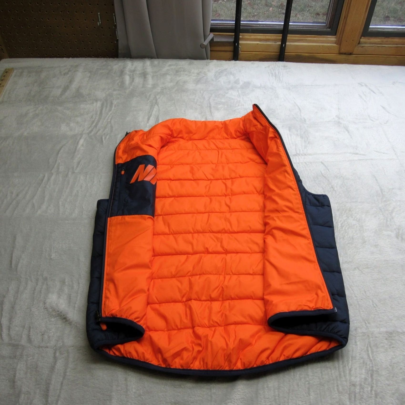 Nike Nike Denver Broncos Vest Mens Medium Blue Reversible Puff Insulated Full Zip Size US M / EU 48-50 / 2 - 4 Thumbnail