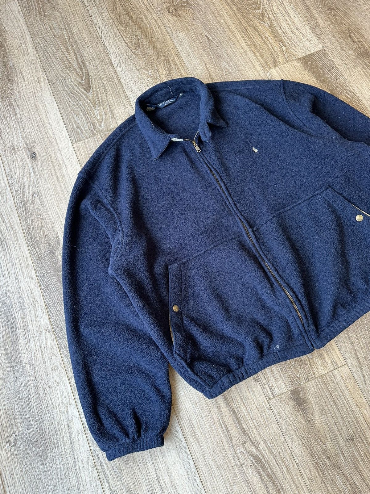 Polo Ralph Lauren 90S Polo Ralph Lauren PRL Fleece Basic Sherpa Light Jacket Size US XL / EU 56 / 4 - 3 Thumbnail