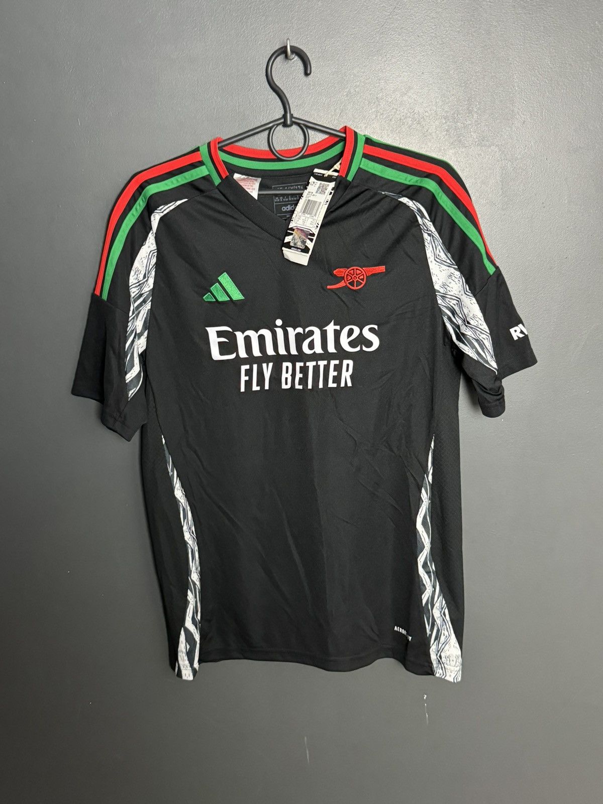 Adidas KIDS New Arsenal 24/25 Away Calafiori Football Jersey Size US S / EU 44-46 / 1 - 2 Thumbnail