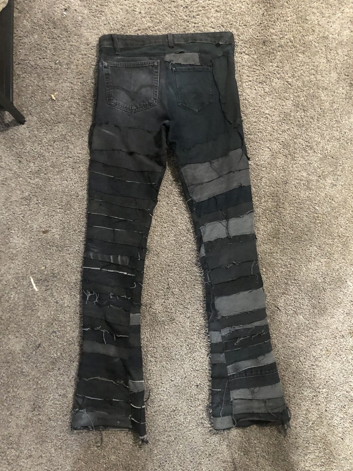 image of Hysteric Glamour x Undercover 1/1 “Armored Boot Cut Denim” in Black, Men's (Size 34)