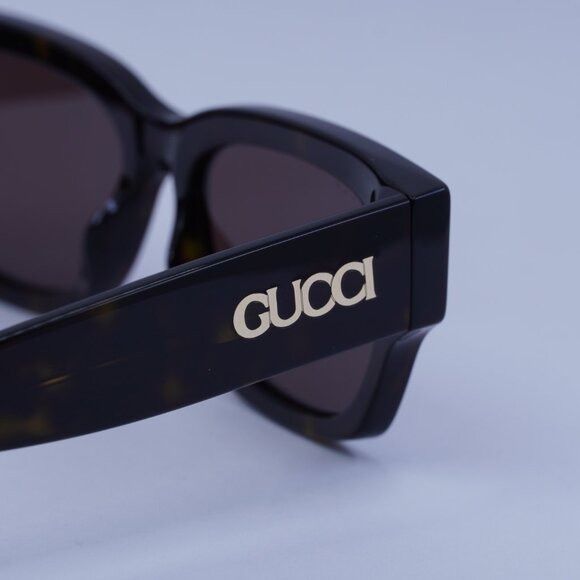 Gucci Gucci GG1794S 002 Sunglasses Dark Havana Square Frame, Brown Size ONE SIZE - 9 Thumbnail
