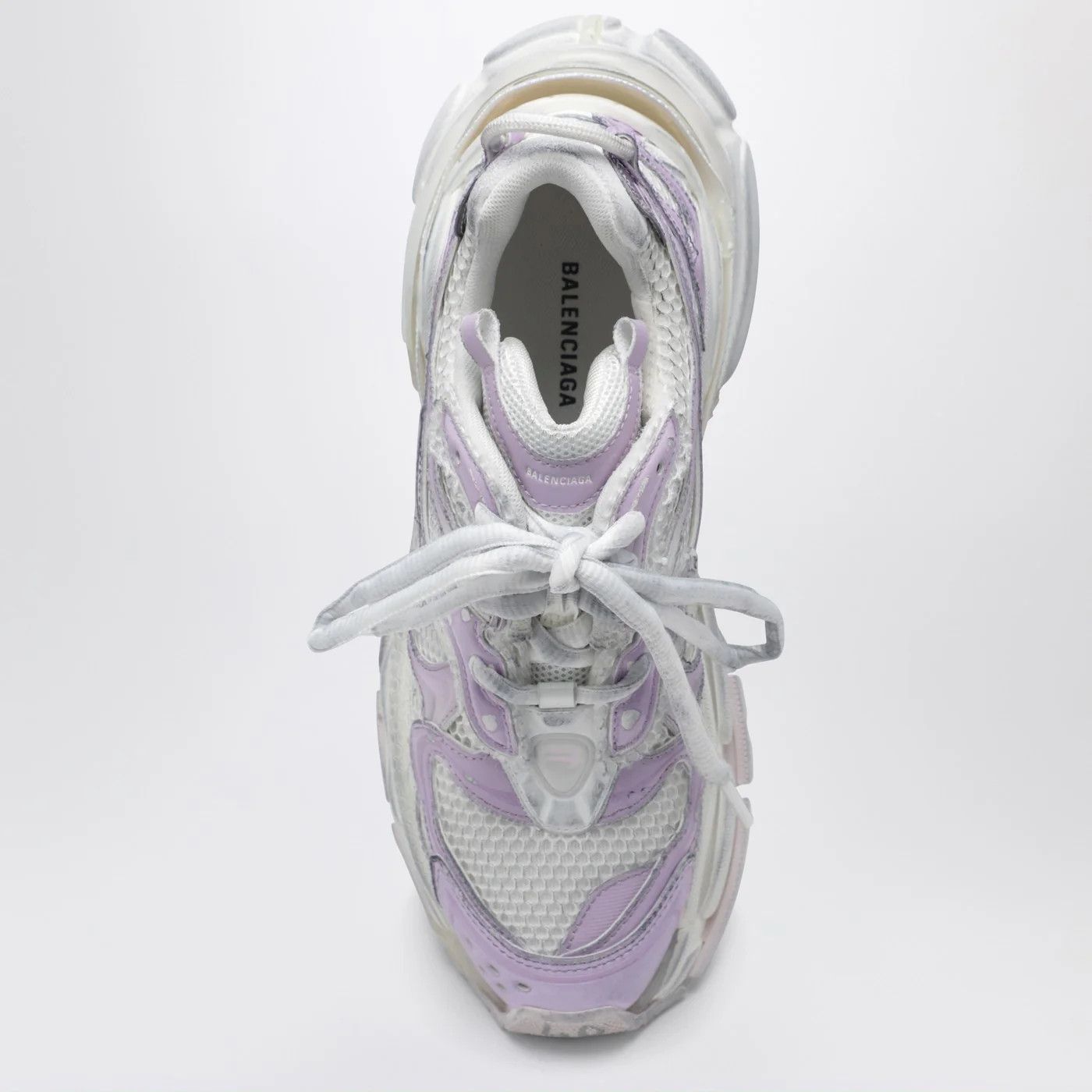 Balenciaga o1d2blof0426 Runner 2 Gradient Sneakers in Light Grey/Lilac Size US 8 / IT 38 - 3 Thumbnail