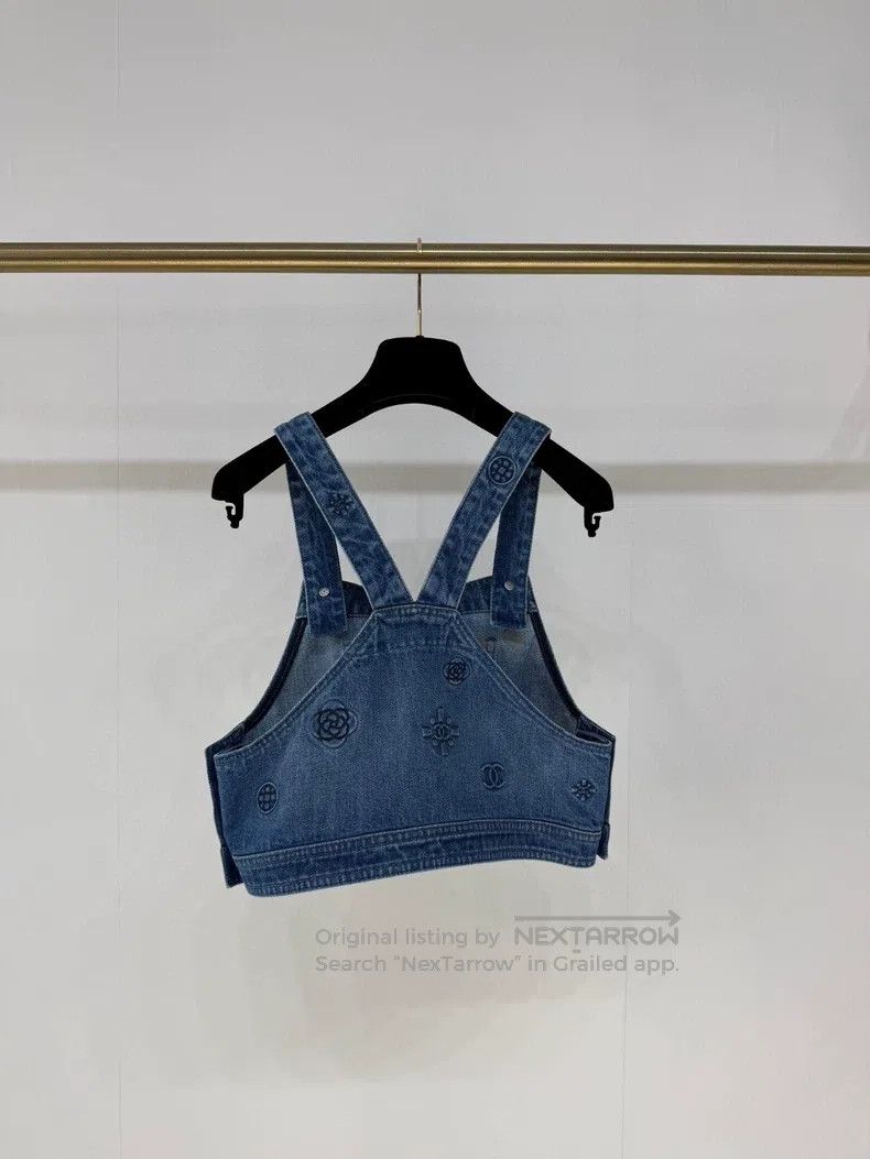 Chanel Chanel Camelia denim vest Size XS / US 0-2 / IT 36-38 - 5 Thumbnail