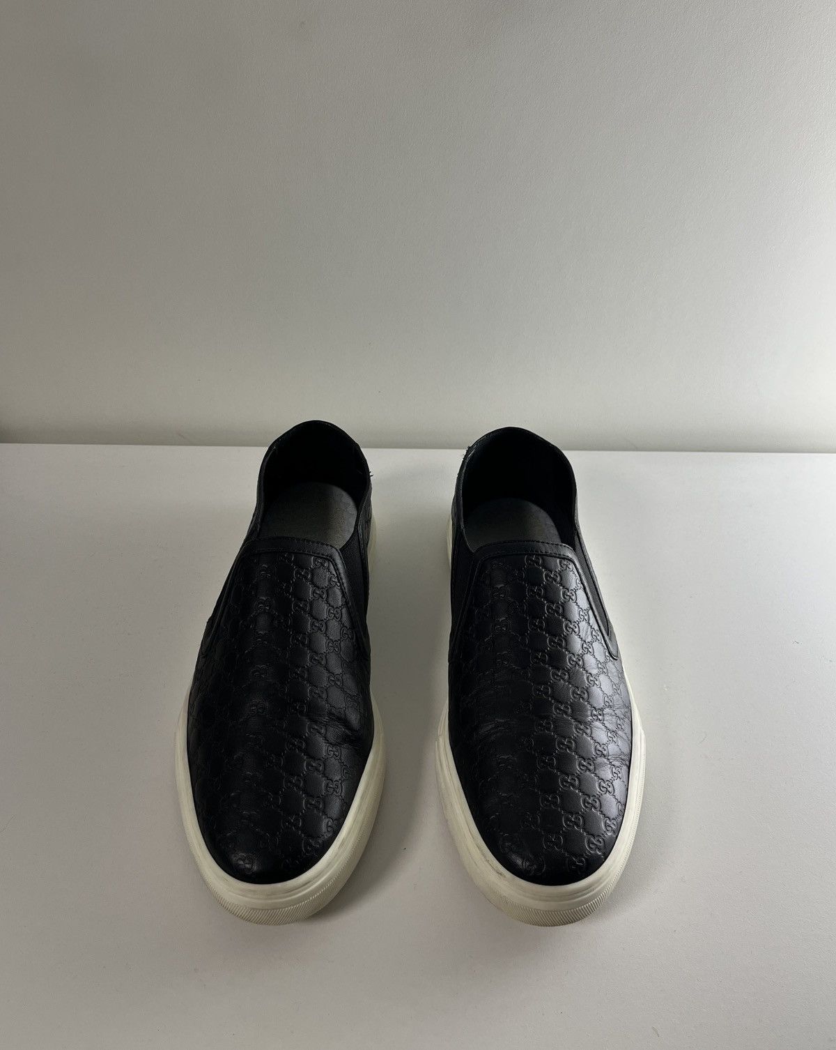 Gucci Microguccissima Monogram Leather Slip On