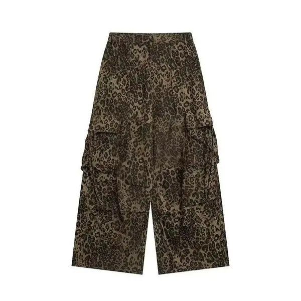 Other Kurihara x Ryoka Leopard Print Loose Pants Size US 32 / EU 48 - 5 Thumbnail