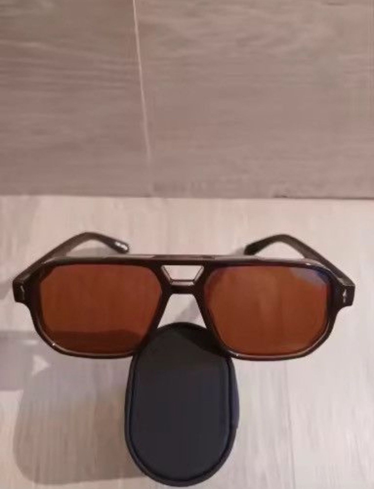 Electric Visual Retro Style Double Bridges Square Sunglasses Size ONE SIZE - 2 Thumbnail