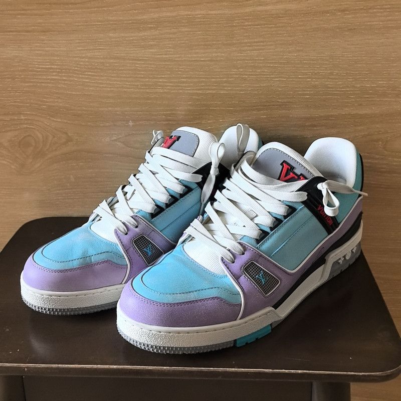 Louis Vuitton Louis Vuitton Colorful Low-Top Trainer Shoes 0089 Size US 9.5 / EU 42-43 - 1 Thumbnail