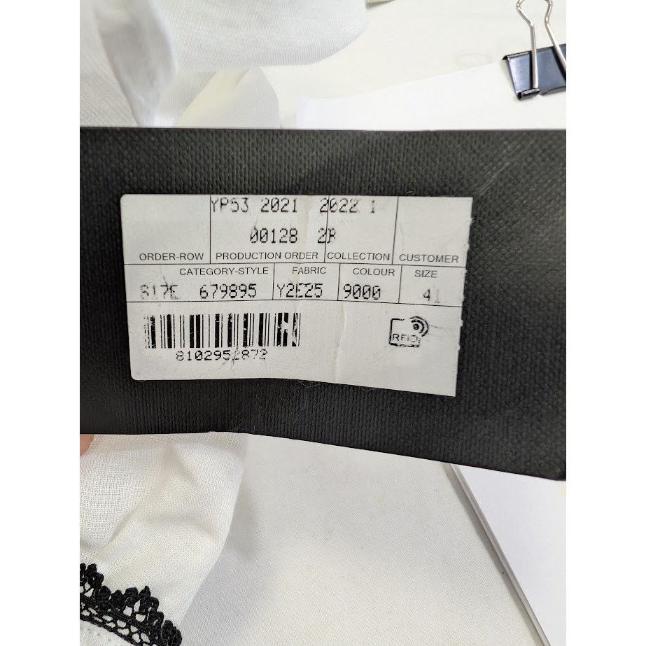 Saint Laurent Paris o1rshd1 Button Shirt in White Size US M / EU 48-50 / 2 - 19 Thumbnail