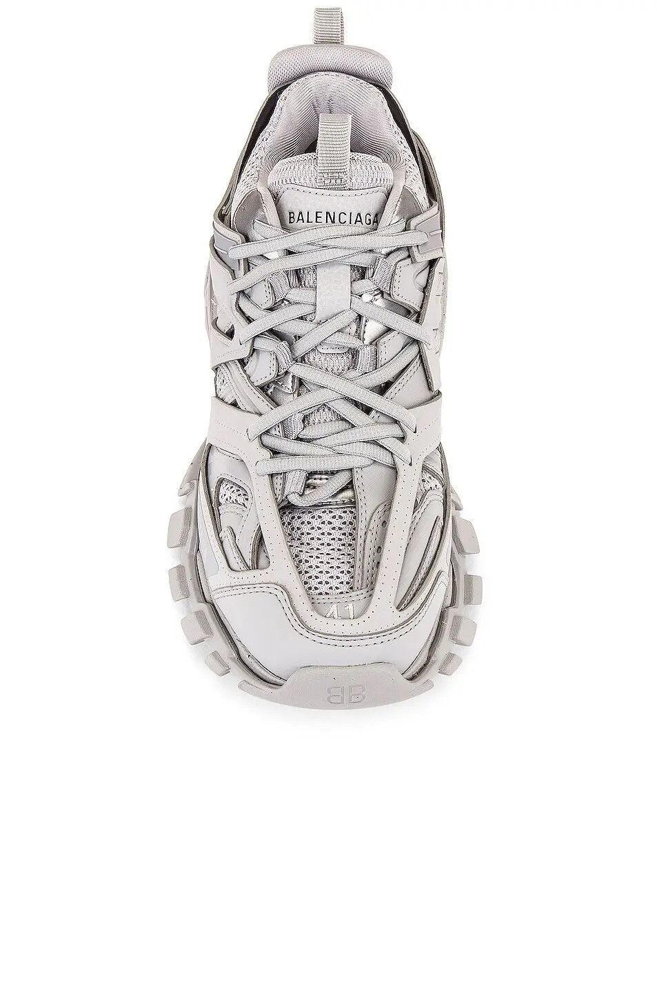Balenciaga o1in1g0924 Track Sneaker Recycled Sole in Light Grey Size US 6 / EU 39 - 3 Thumbnail