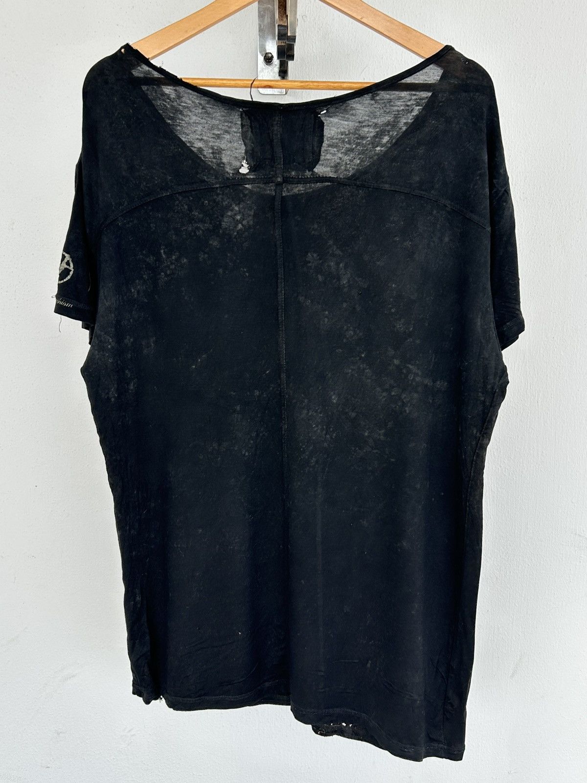 Japanese Brand H.Anarchyism Plus H.Naoto Vintage Punk Tee Black Size US L / EU 52-54 / 3 - 2 Thumbnail