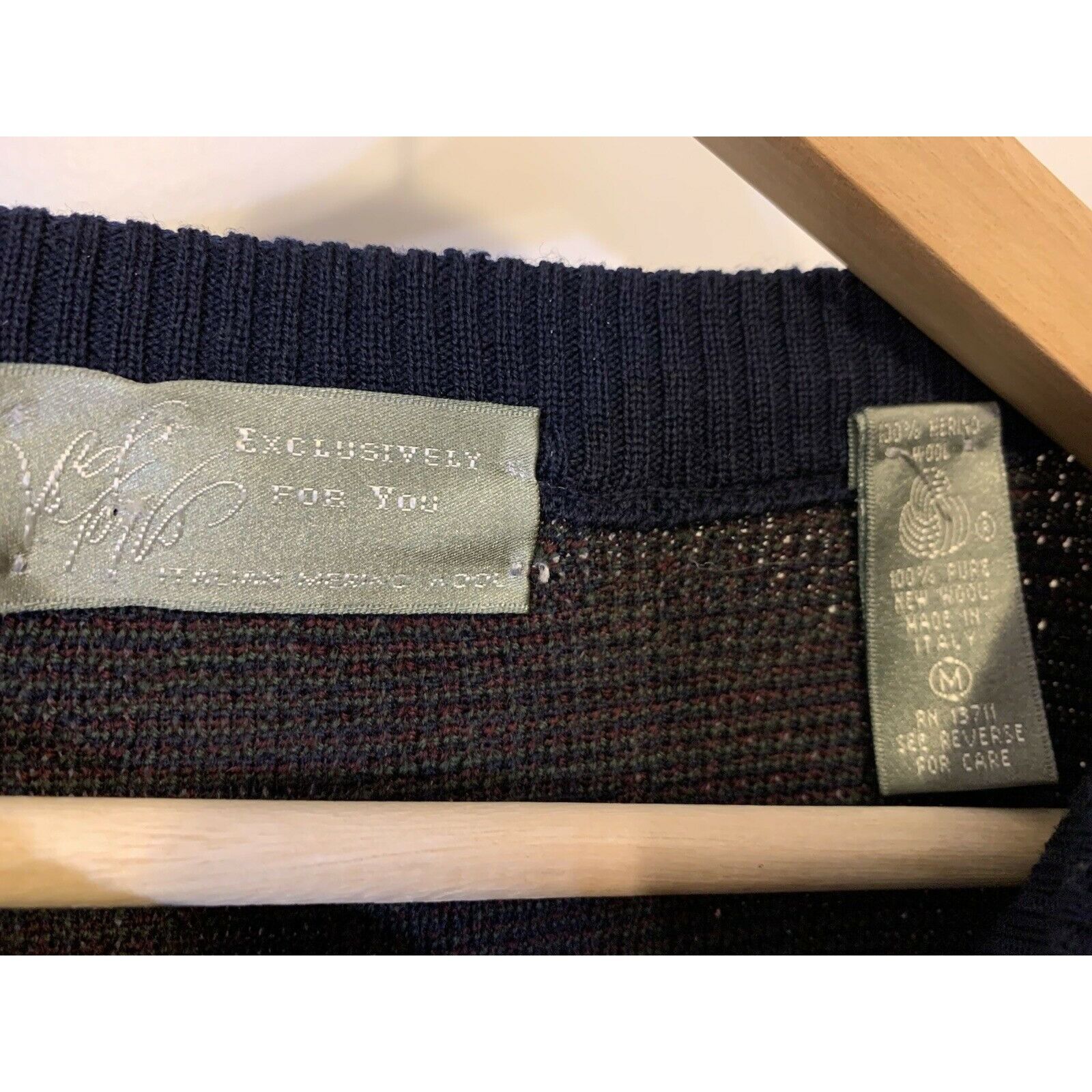Lord & Taylor Lord & Taylor Exclusively For You Italian Merino Wool Button Size US M / EU 48-50 / 2 - 5 Thumbnail