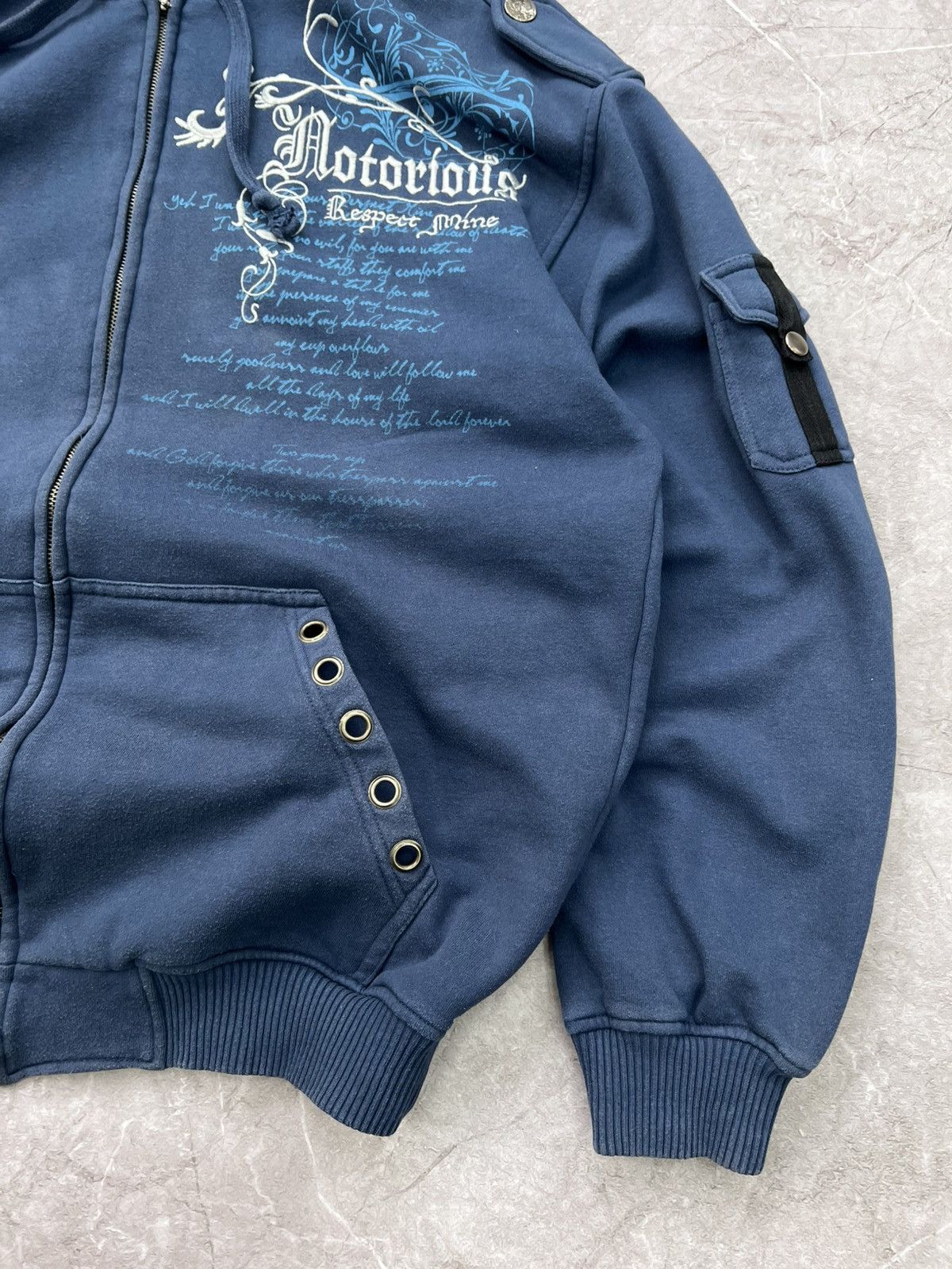 Japanese Brand 2000s Japanese Punk Grunge Fur HOODIE Jacket opium style Size US XL / EU 56 / 4 - 9 Thumbnail