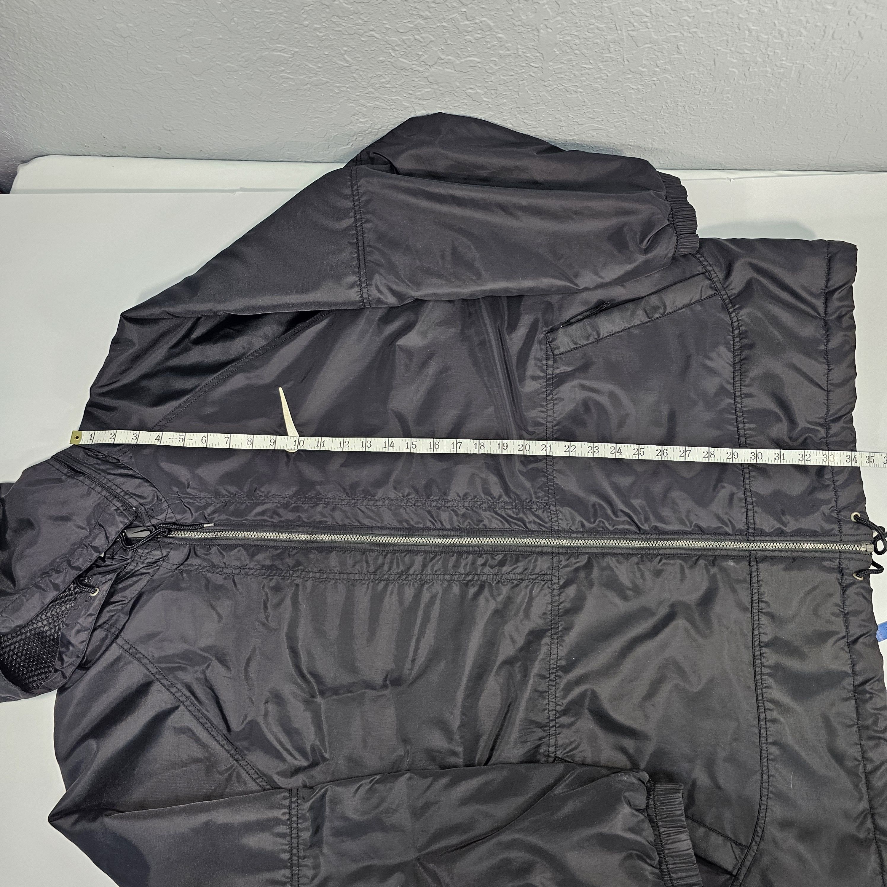 Nike Vintage 90s Nike Black Puffer Parka Jacket Quilted Liner Size US XL / EU 56 / 4 - 10 Thumbnail