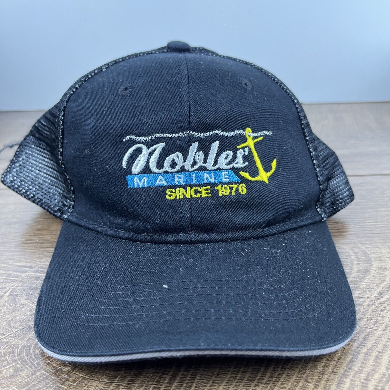 Other Noble Marine Hat 1976 Noble Black Hat Adjustable Snapback Ad Size ONE SIZE - 2 Thumbnail