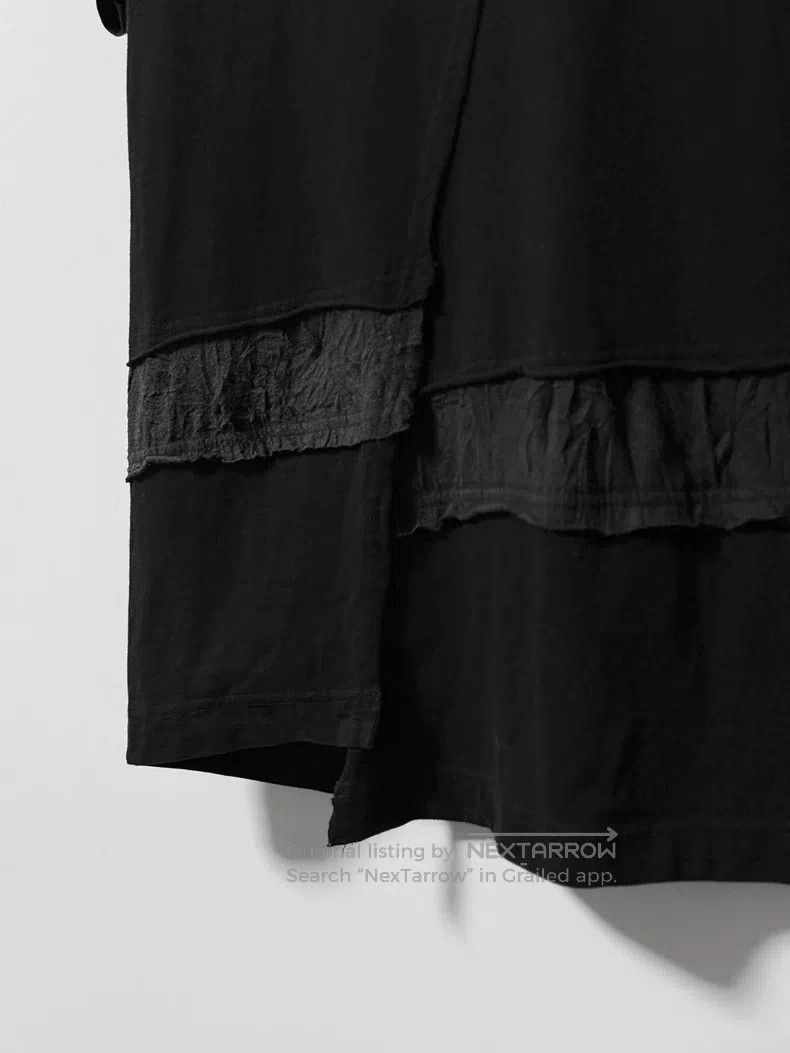 Yohji Yamamoto Yohji Yamamoto Asymmetrical misaligned patchwork T-shirt| Size US L / EU 52-54 / 3 - 5 Thumbnail