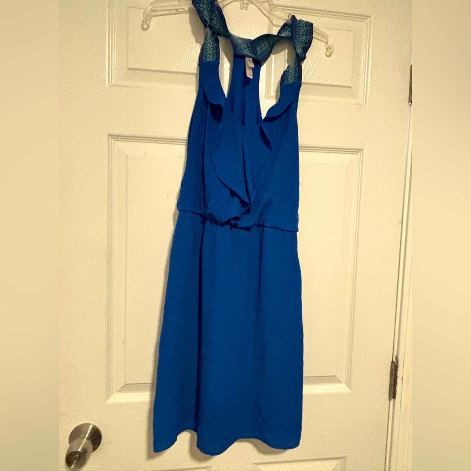 Other Xhilaration Vibrant Blue Backless Dress Size M / US 6-8 / IT 42-44 - 1 Thumbnail