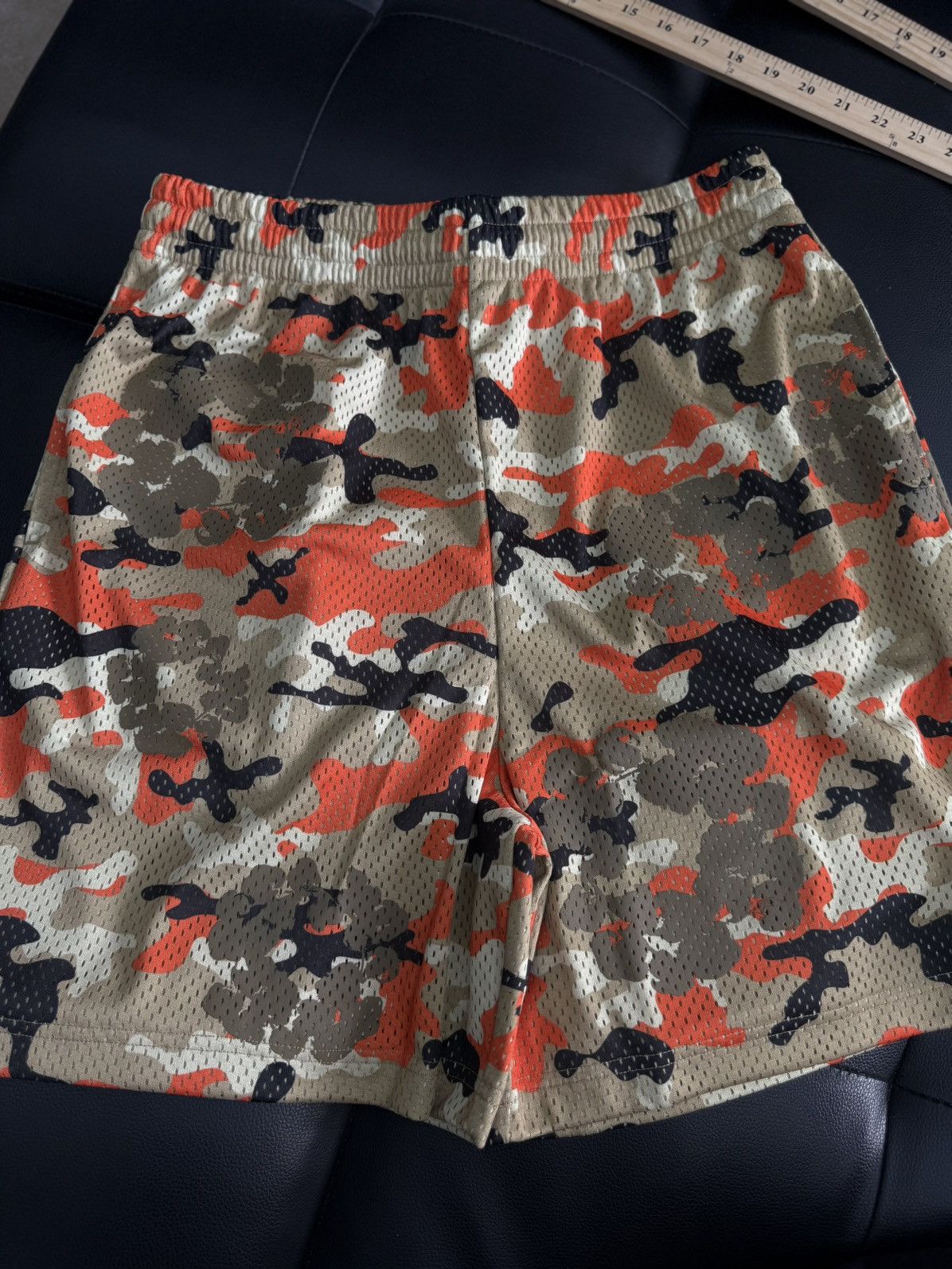 DENIM TEARS Denim Tears Mesh Summer Shorts Tan/Orange Size M (NEW) Size US 31 - 4 Thumbnail