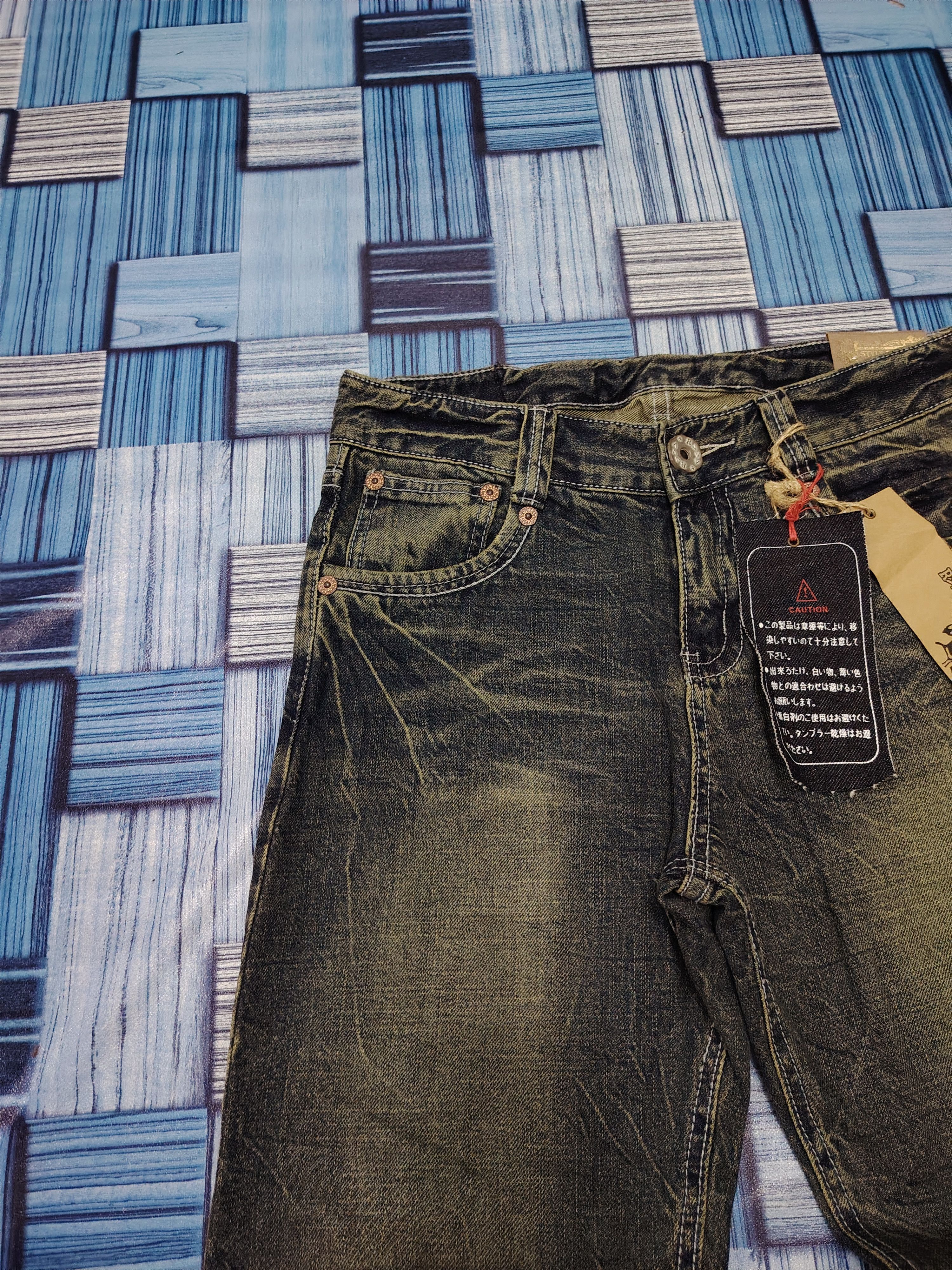 Hysteric Glamour 💥Insane💥 R>>> Jeans RH193 Mud Wash Flared Jeans Size US 31 - 7 Thumbnail