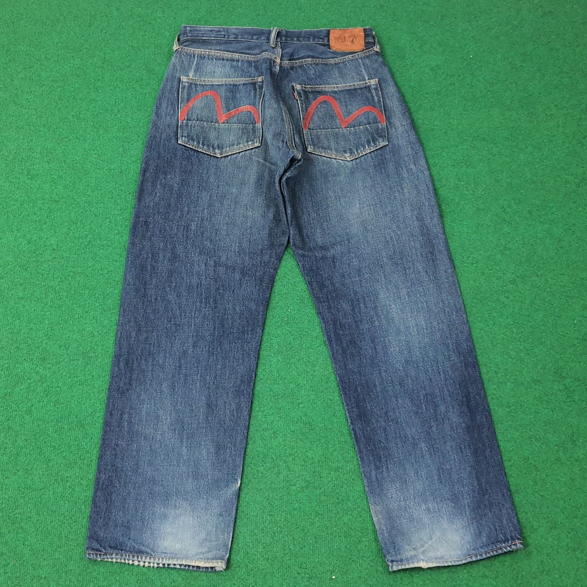 Evisu Vintage Evisu Japan Selvedge Custom Daicock Jeans C228N18 Size US 33 - 4 Thumbnail