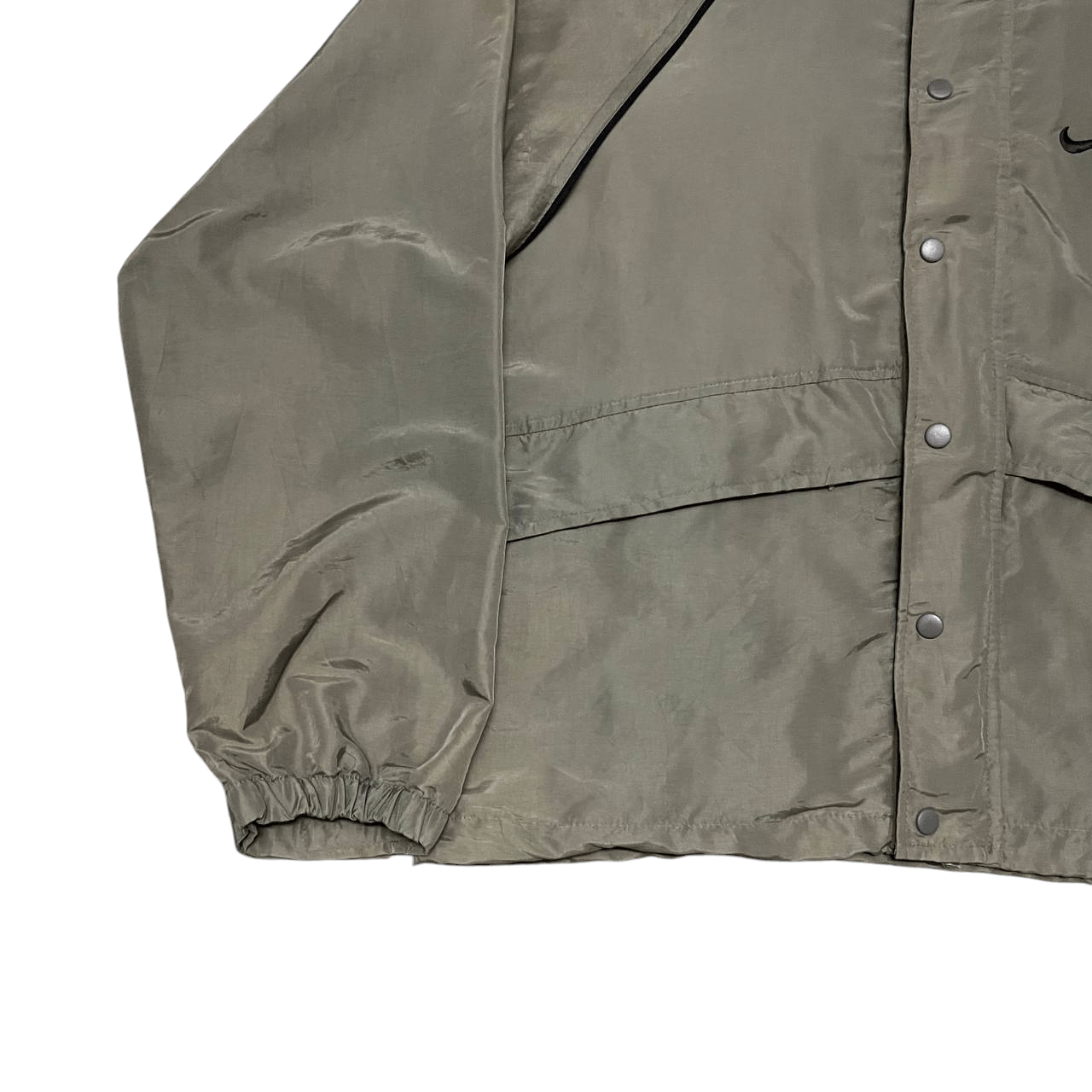 Nike Vintage Nike Golf Mini Swoosh Nylon Zipper Jacket Size US L / EU 52-54 / 3 - 3 Thumbnail