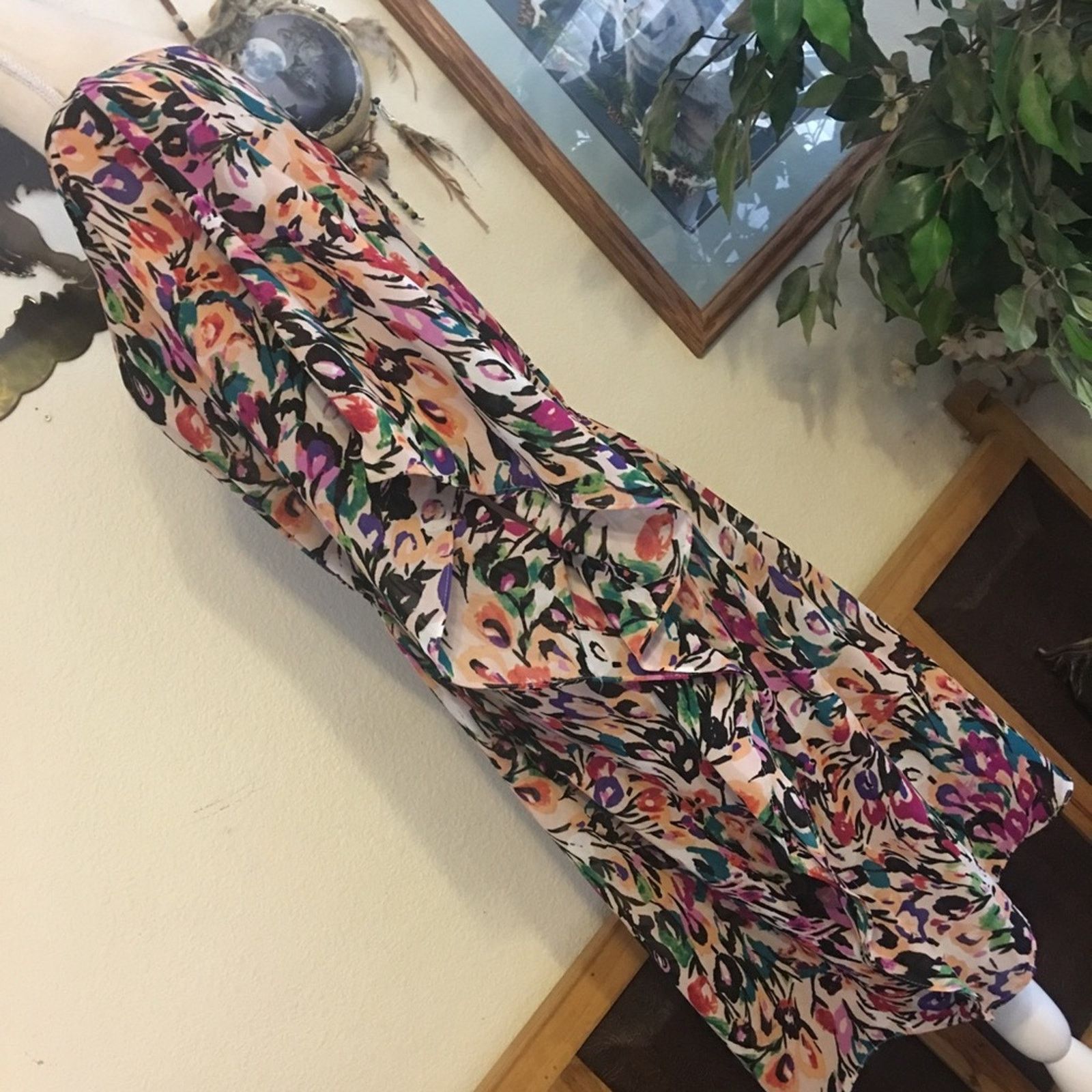 Other Nicole Miller painting print caftan style dress Size XL / US 12-14 / IT 48-50 - 5 Thumbnail