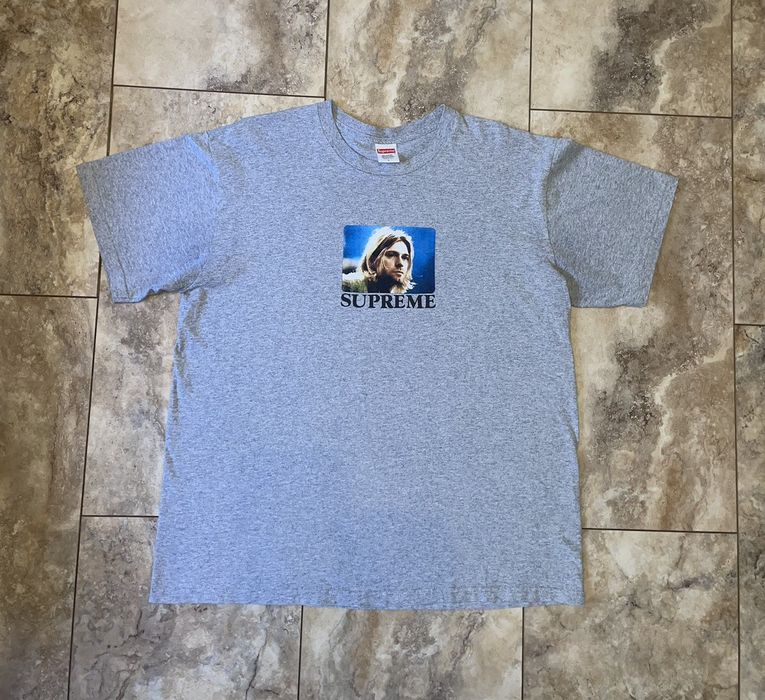 Supreme Supreme Kurt Cobain Tee Heather Grey Size Large | Grailed