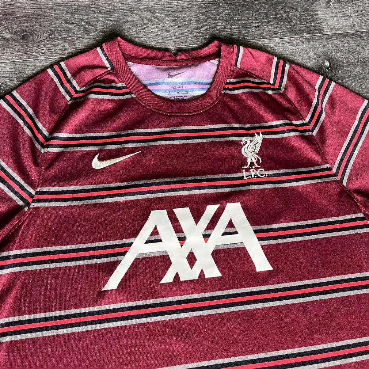 Nike × Vintage Nike Liverpool Football Club FC Home Pre Match Soccer Jersey Size US M / EU 48-50 / 2 - 3 Thumbnail