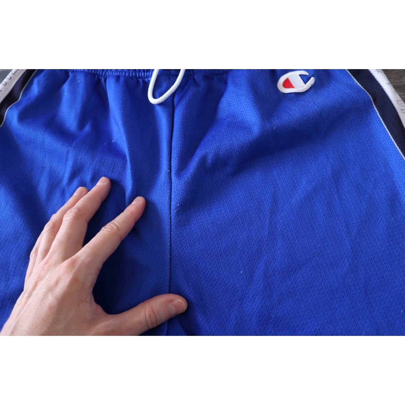 Champion CHAMPION ITALIA ITALY NATIONAL TEAM BASKETBALL SHORTS BLUE VINTAGE 90-Y2K SHORTS S Men XS? Size US 29 - 4 Thumbnail