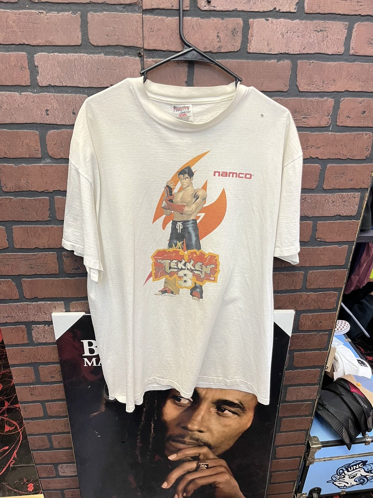 image of Vintage Namco Tee in White, Men's (Size XL)