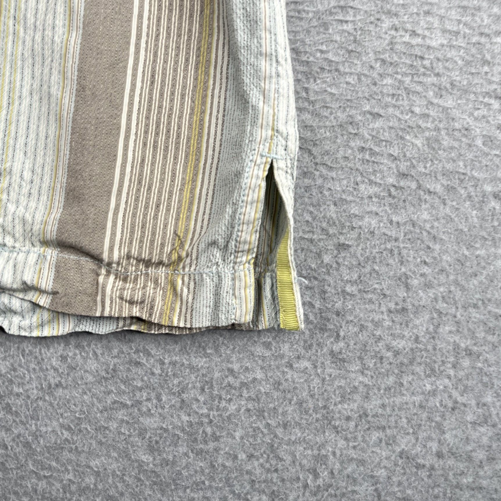 Tommy Bahama Tommy Bahama Silk Blend Shirt Large Colorful Striped Button Up Short Sleeve Mens Size US L / EU 52-54 / 3 - 2 Thumbnail