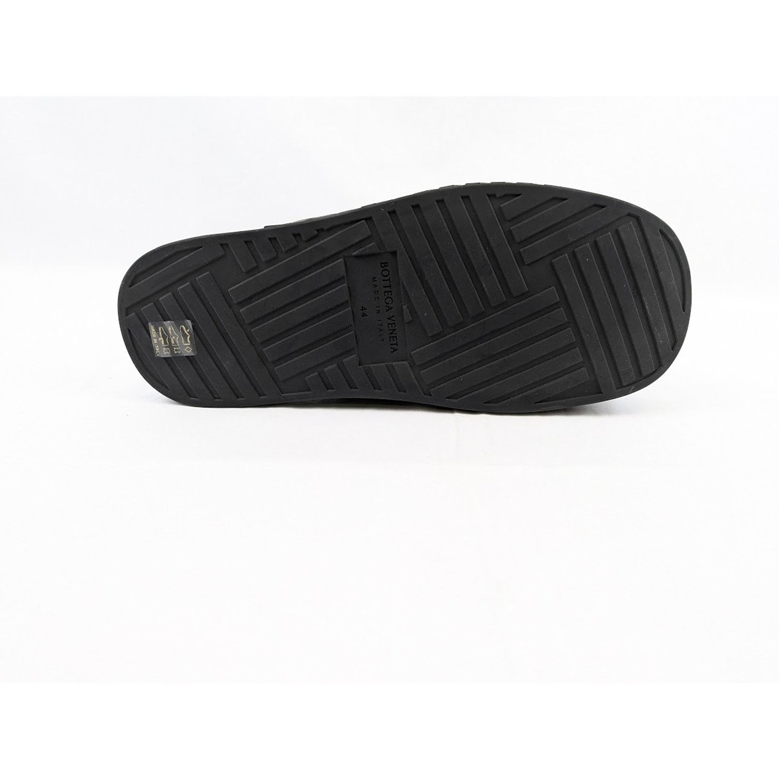 Bottega Veneta o1rshd1 Q:2 / Rubber Carpet Slider Sandal in Black Size US 12 / EU 45 - 12 Thumbnail