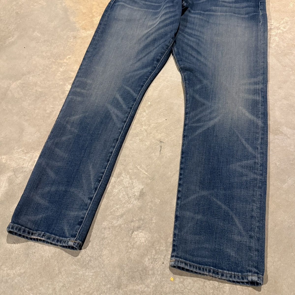 Polo Ralph Lauren Vtg Polo Ralph Lauren Faded Indigo Sullivan Slim Denim Size US 35 - 3 Thumbnail