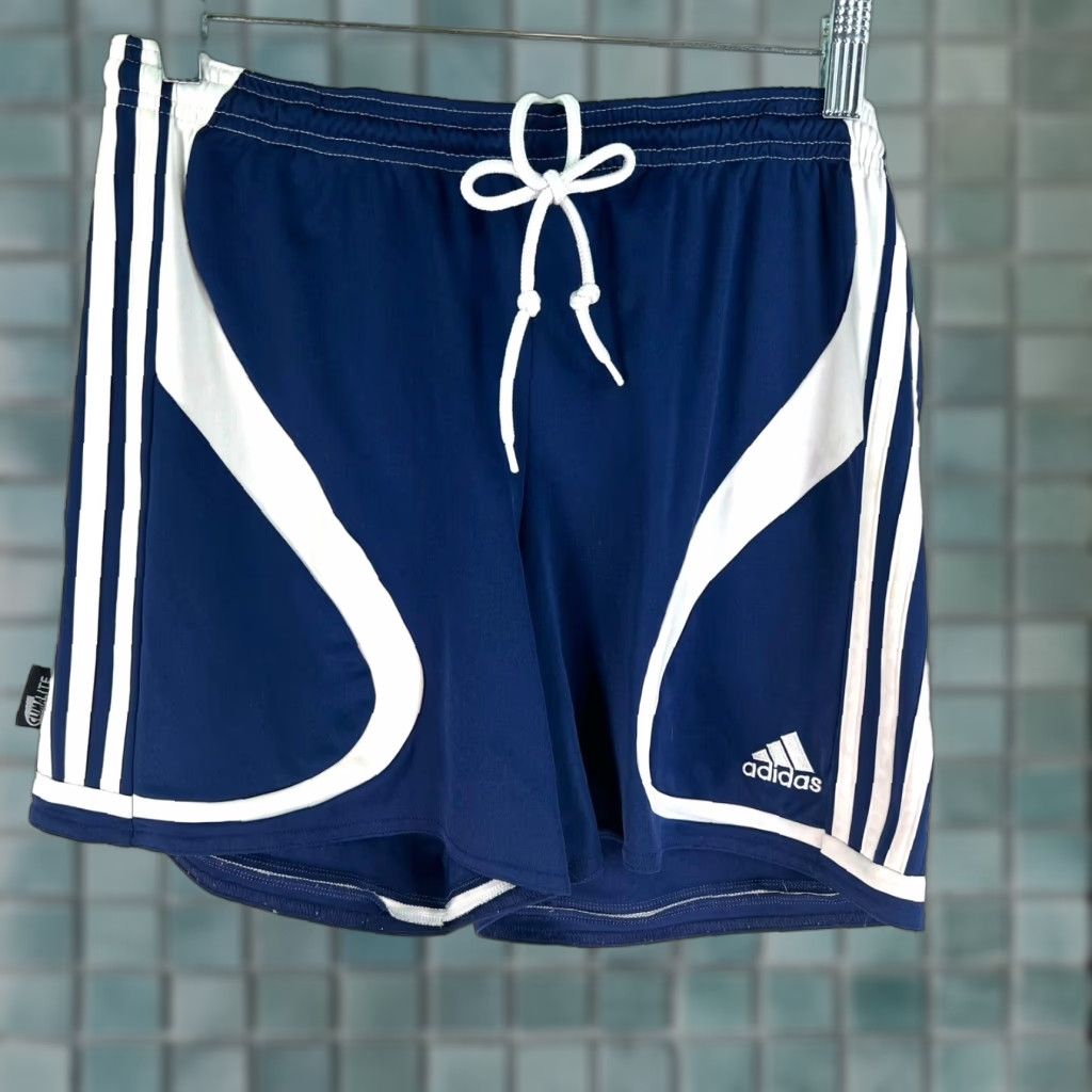 Adidas Adidas Climalite Athletic Shorts Women’s S Navy Blue & White Size 28" / US 6 / IT 42 - 1 Thumbnail