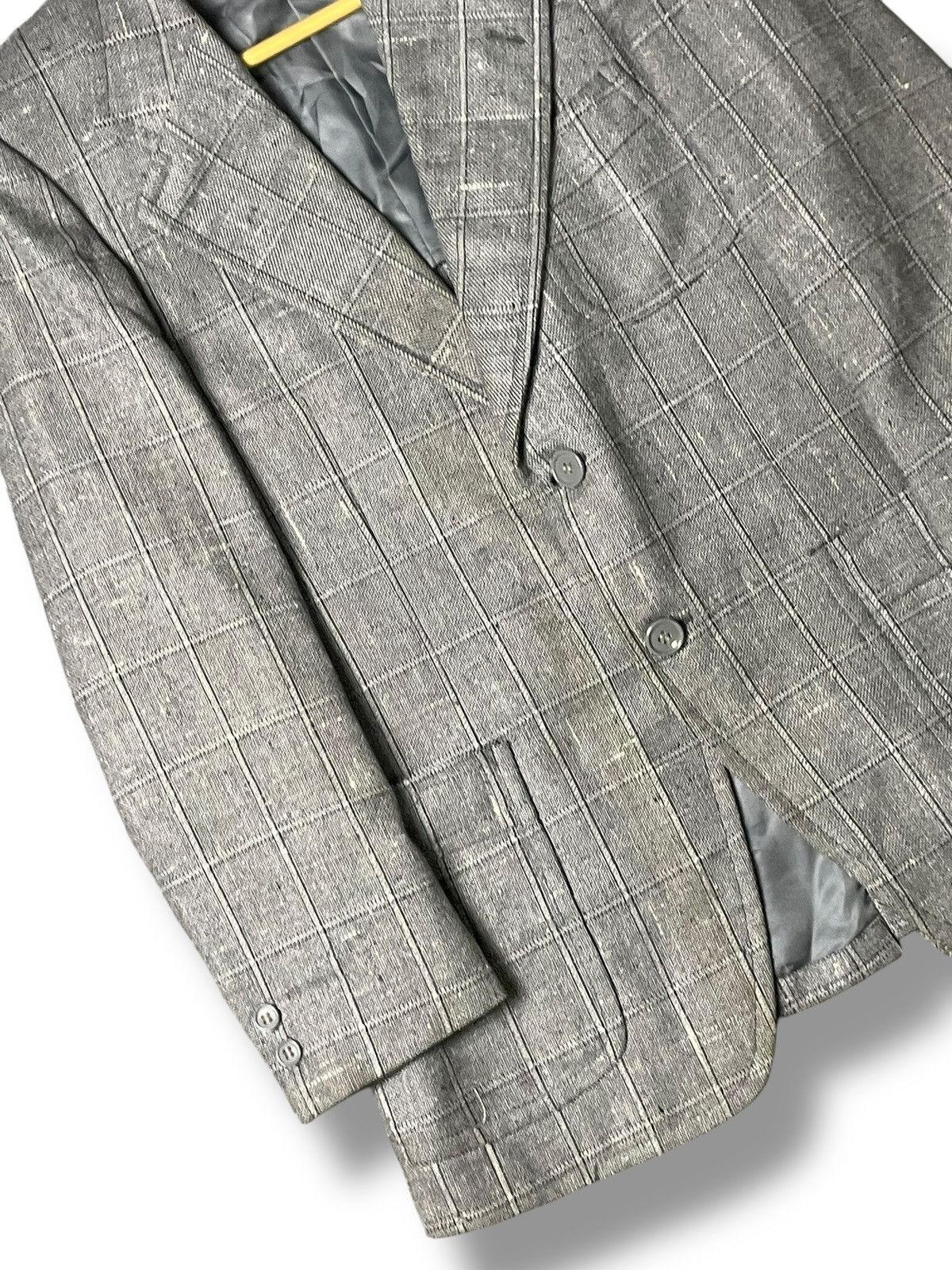 Japanese Brand × Vintage Vintage D’Urban Checked Light Blazer (65) Size US XXS / EU 40 - 4 Thumbnail