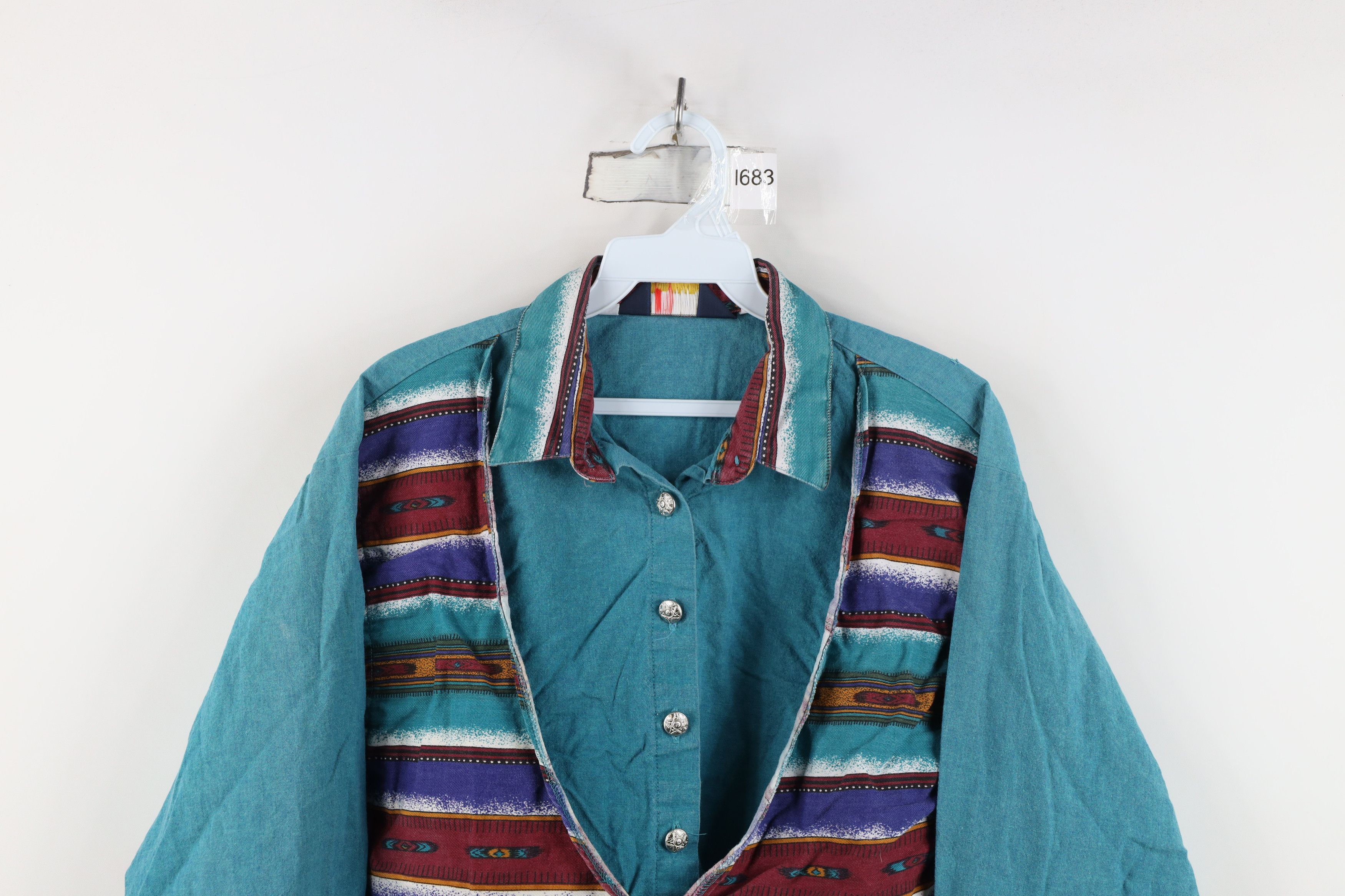 Vintage Vintage 90s Rockabilly Western Southwestern Button Shirt USA Size S / US 4 / IT 40 - 2 Thumbnail