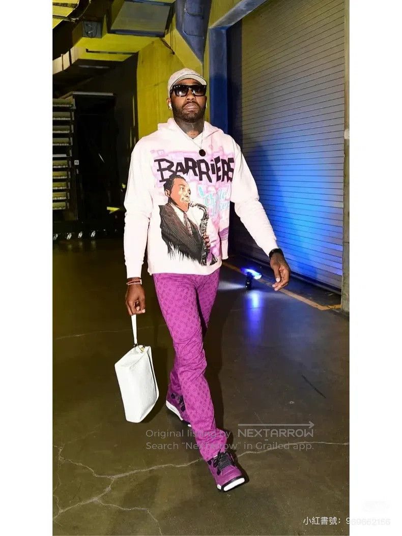 Louis Vuitton Louis Vuitton Purple full-print presbyopic jeans Size US 34 / EU 50 - 8 Thumbnail