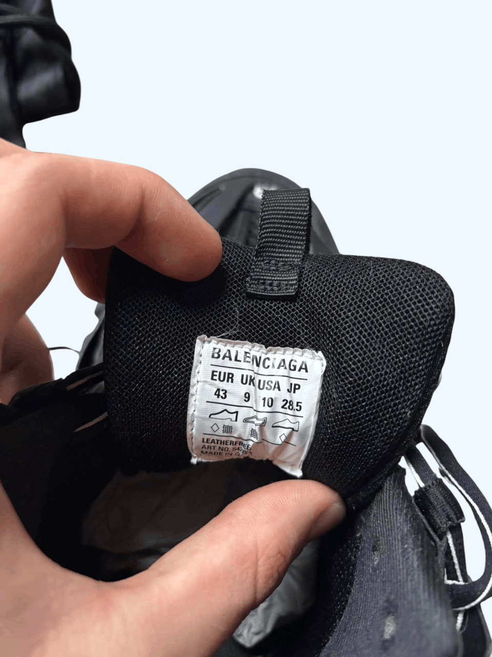 Balenciaga Balenciaga Track Triple Black Size US 10 / EU 43 - 6 Thumbnail