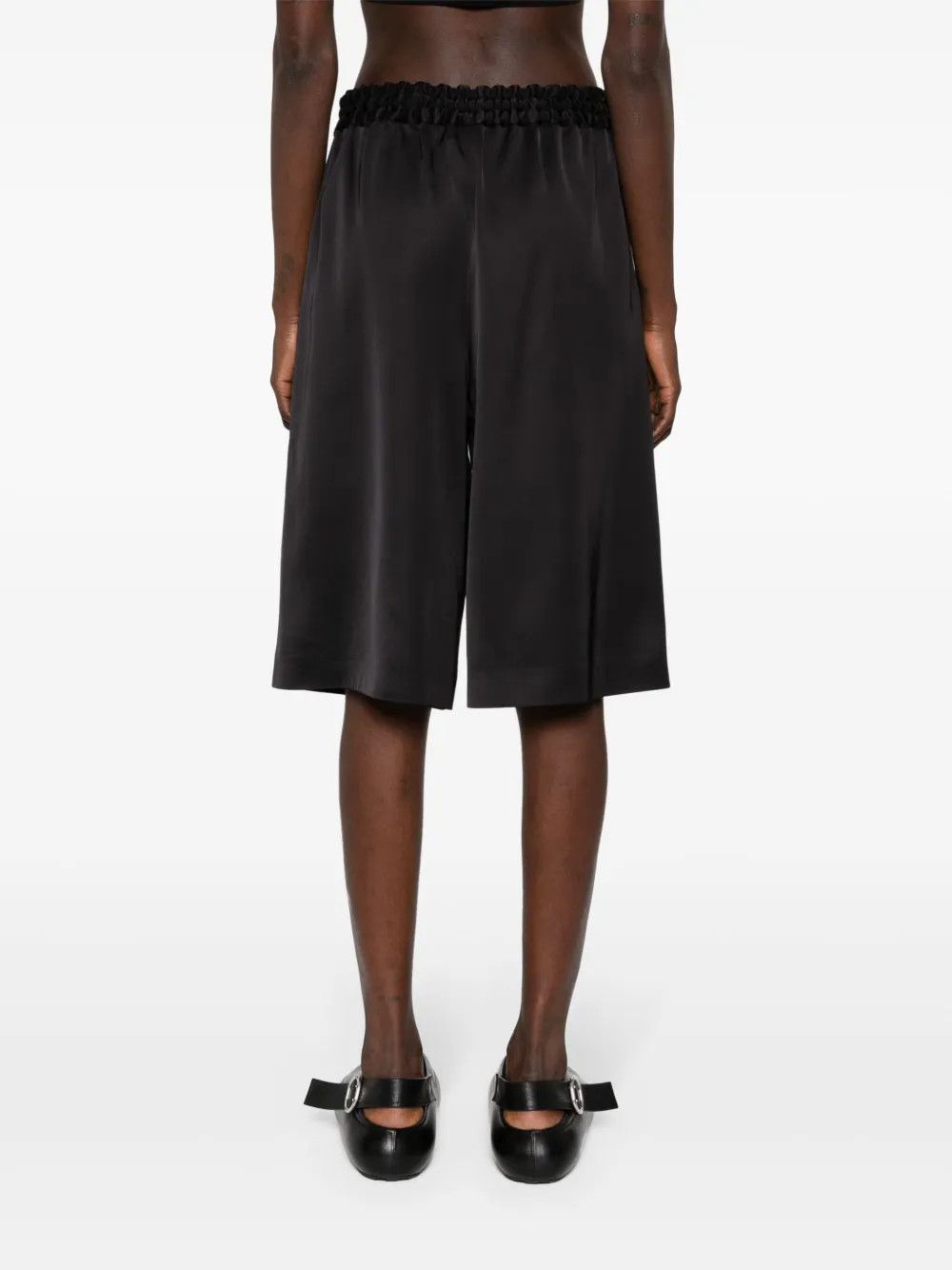 Jil Sander o1w1db10825 Shorts in Black Size 28" / US 6 / IT 42 - 4 Thumbnail