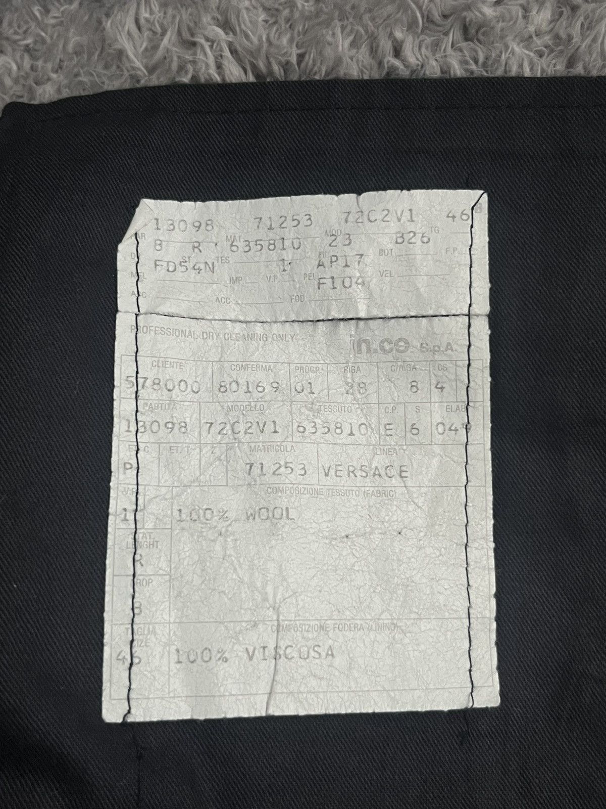 Versace Vintage Luxury Gianni Versace Pants MADE IN ITALY 🇮🇹 Size US 32 / EU 48 - 8 Thumbnail